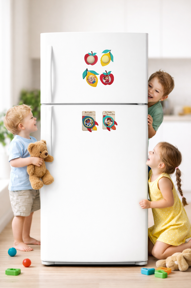 Lemon Photo Fridge Magnet - Set of 10