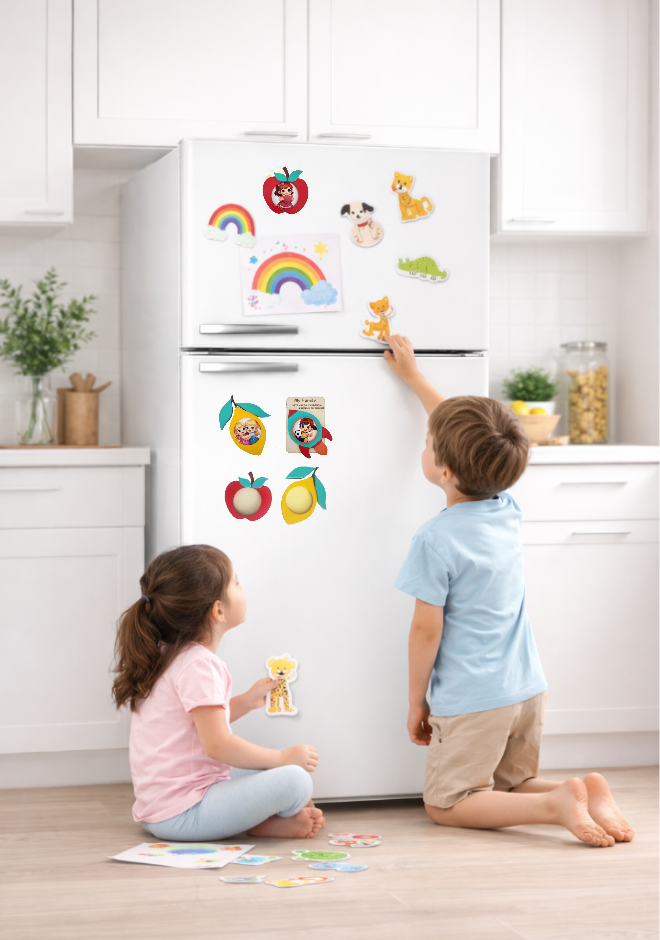 Apple Photo Fridge Magnet - Set of 10