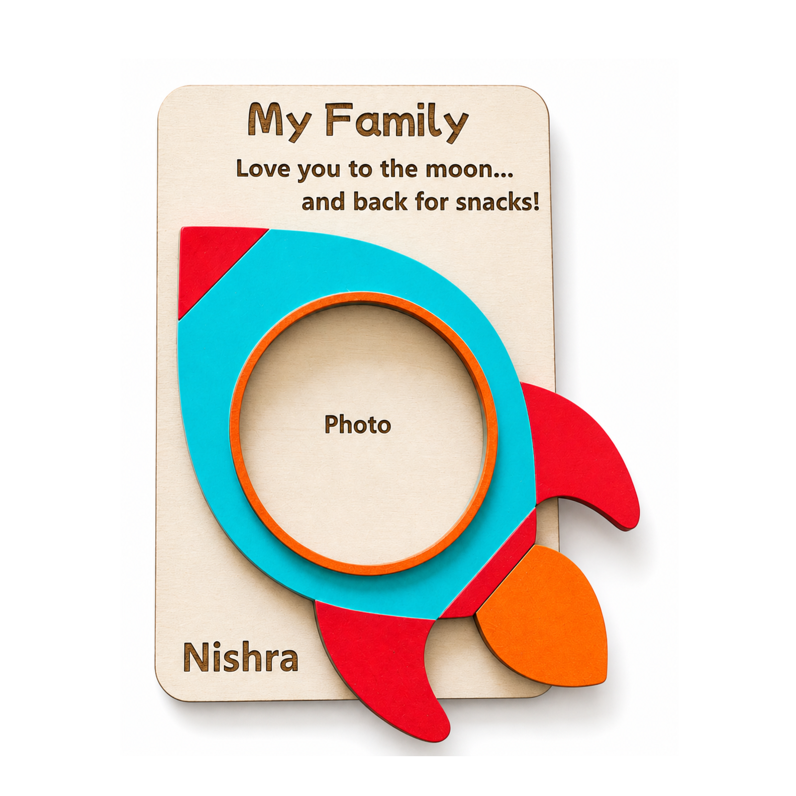 Rocket Photo Fridge Magnet – Set of 10